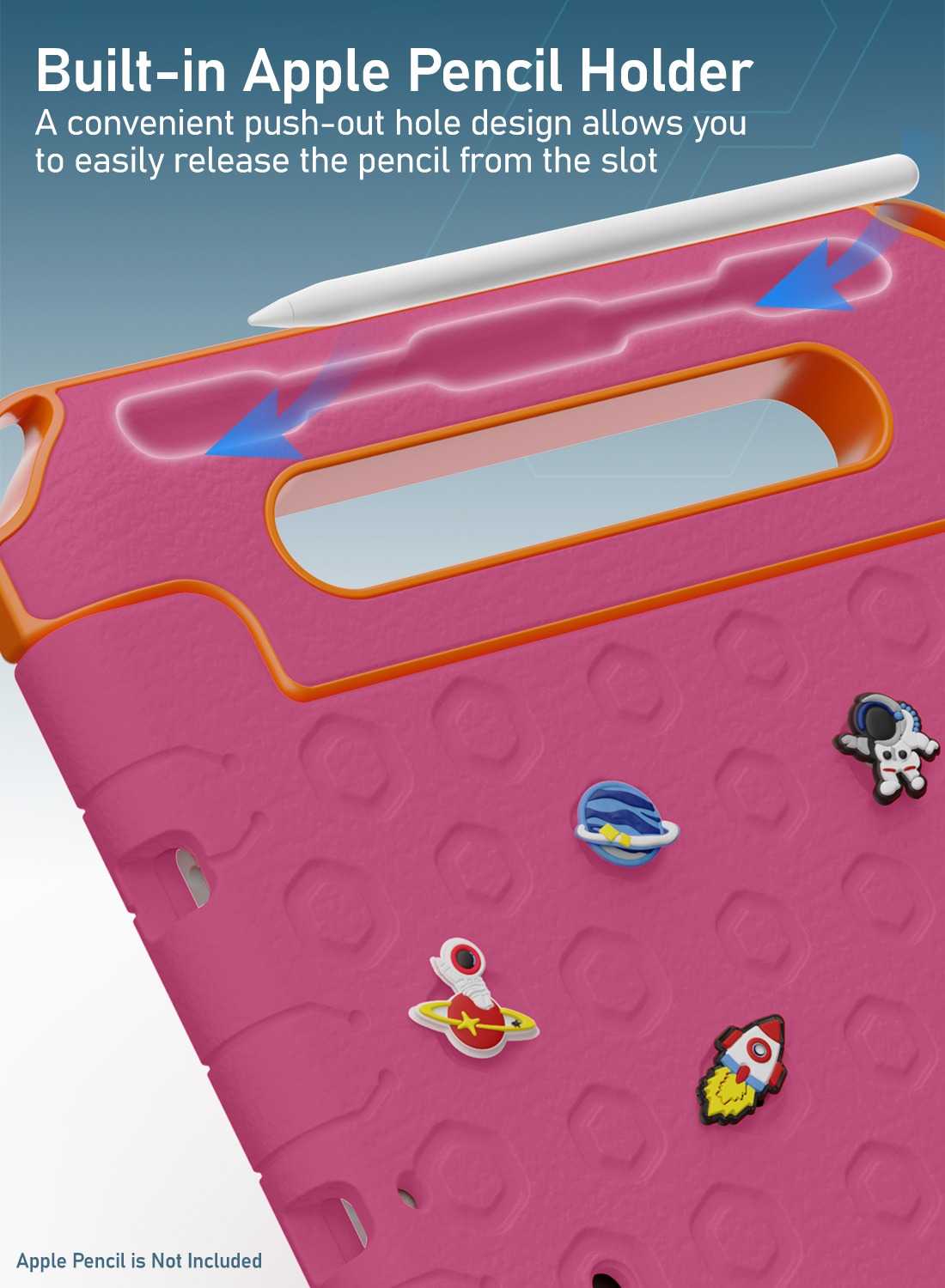 MOXEDO RUGGED TABLET CASE IPAD 10.2 CARTOON PINK - Image 5
