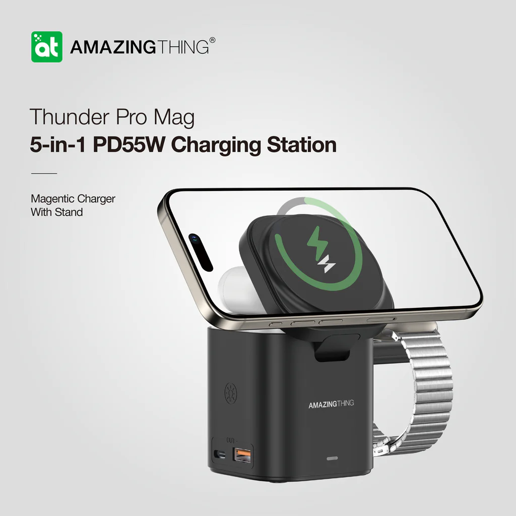 Amazing Thing Thunder Pro Mag 5in1 Pd55w Charging Station With Stand - Image 2
