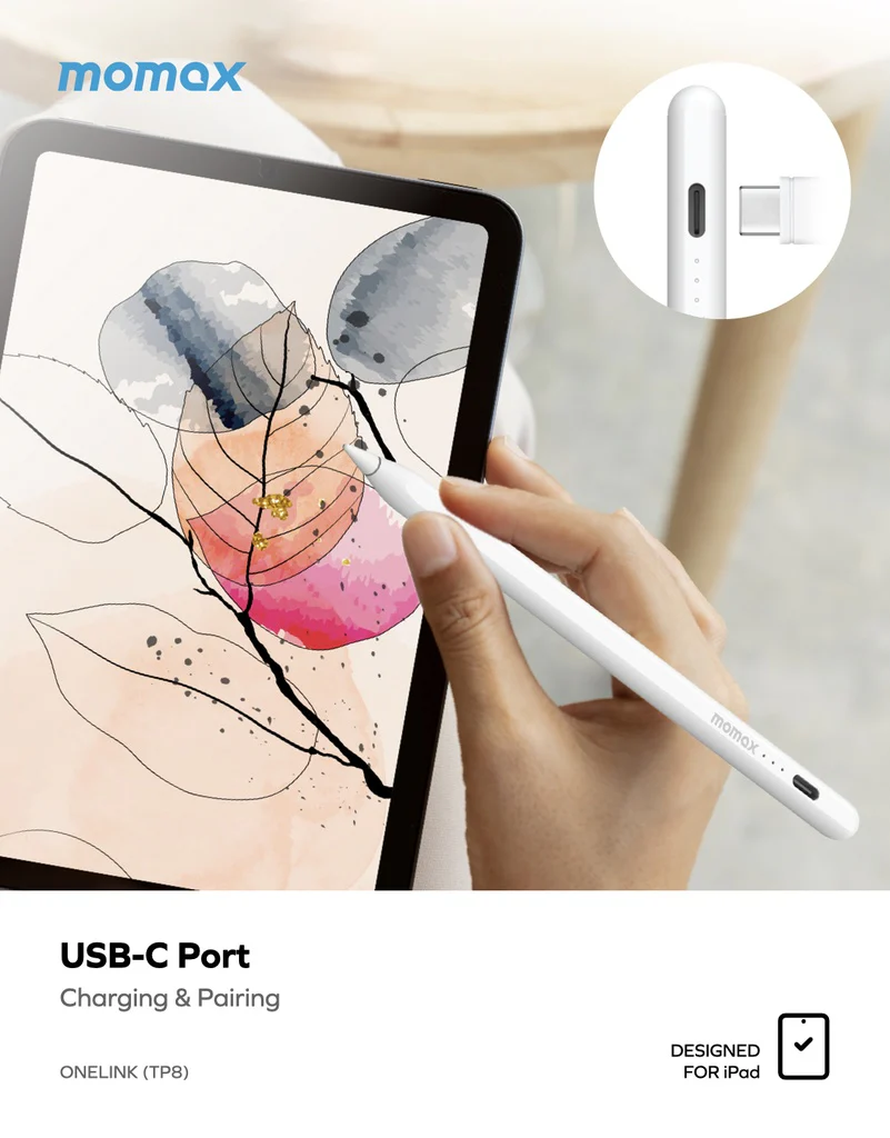 Momax Onelink Active Stylus Pen 4.0 for Ipad - Image 3