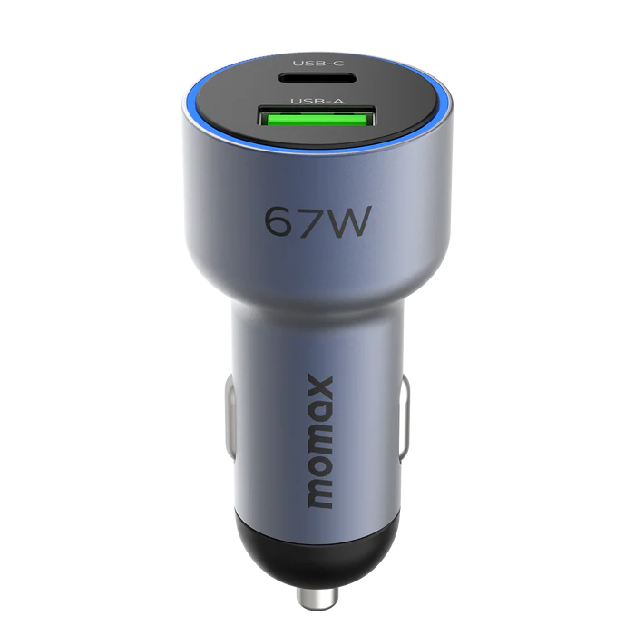Momax Move 67w Dual Port Car Charger - Image 2
