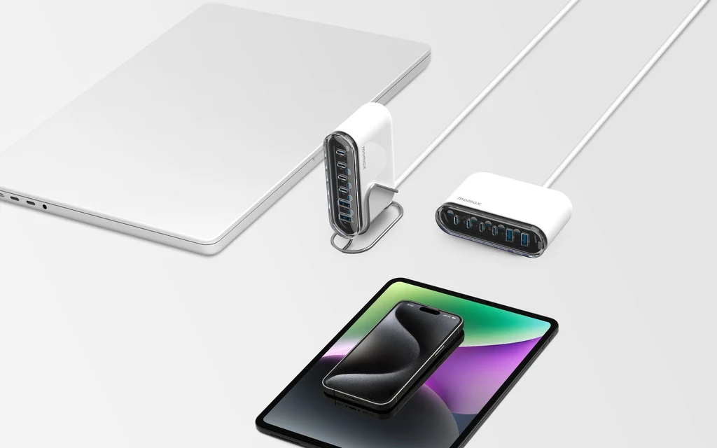 Momax 1-charger Flow Plus Pd 120w 6 Ports Gan Desktop Charger - Image 4