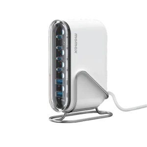 Momax 1-charger Flow Plus Pd 120w 6 Ports Gan Desktop Charger