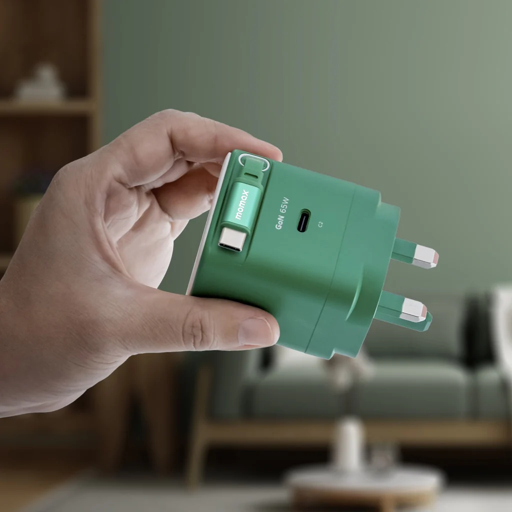 Momax 1-charge 65w GaN 1 Port Charger With Built-in USB-C CABLE - Image 6