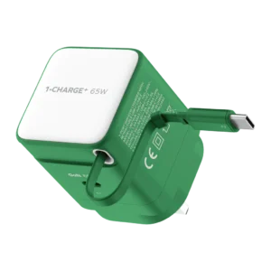 Momax 1-charge 65w GaN 1 Port Charger With Built-in USB-C CABLE