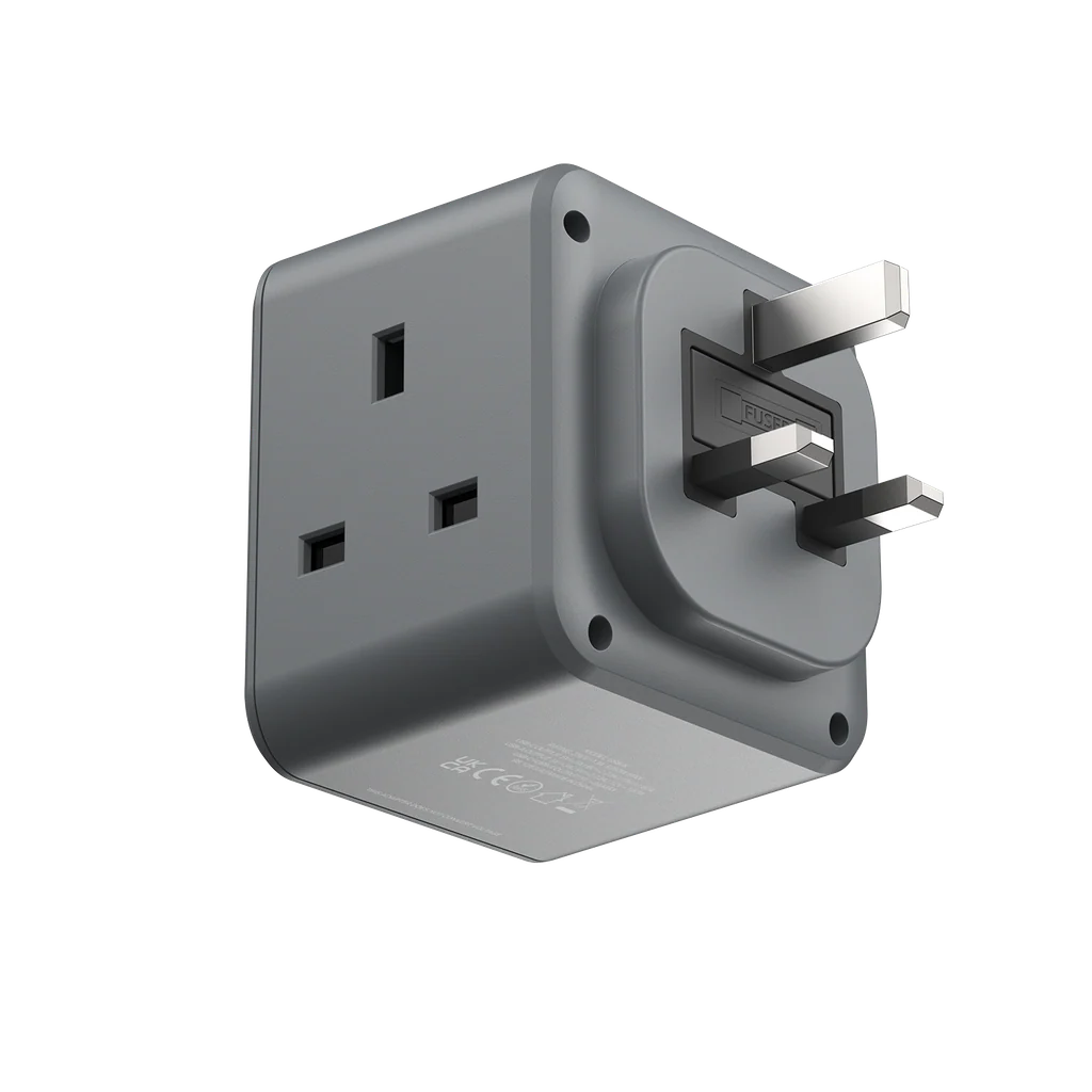 Momax Oneplug 3 Outlet Cube Extension Socket With USB - Image 3
