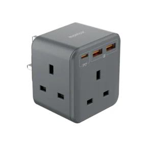 Momax Oneplug 3 Outlet Cube Extension Socket With USB