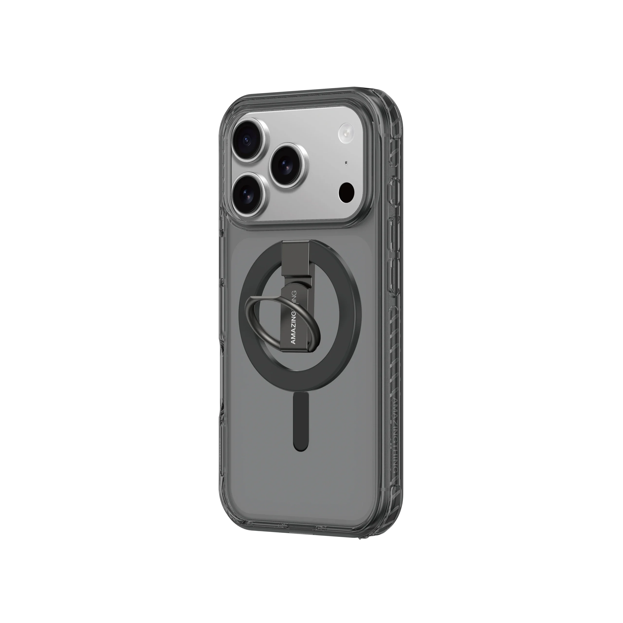 Amazingthing Titan Pro Grip Ring Set Mag Drop Proof Case for iPhone 17 Pro Max - Black - Image 4