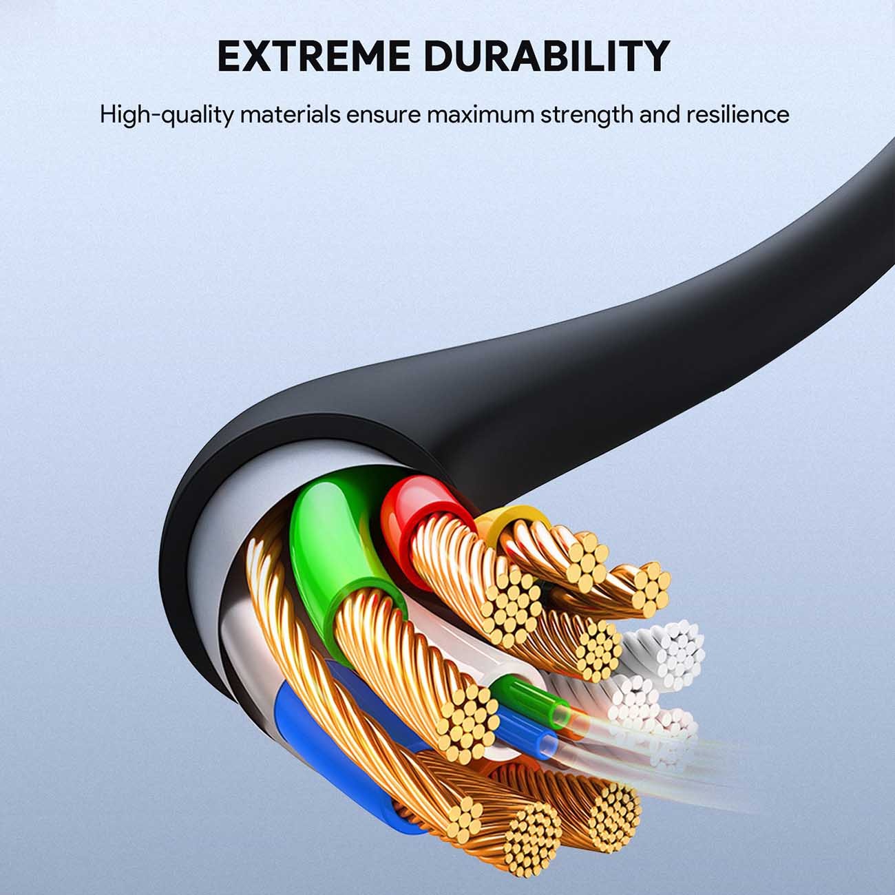 Aukey Type-C to Type-C Cable / Supports 100W Power / Soft Silicone / 1 Meter - Image 6