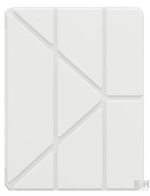 Baseus iPad Pro 13 inch Case / Built-in Stand / Drop Protection / White