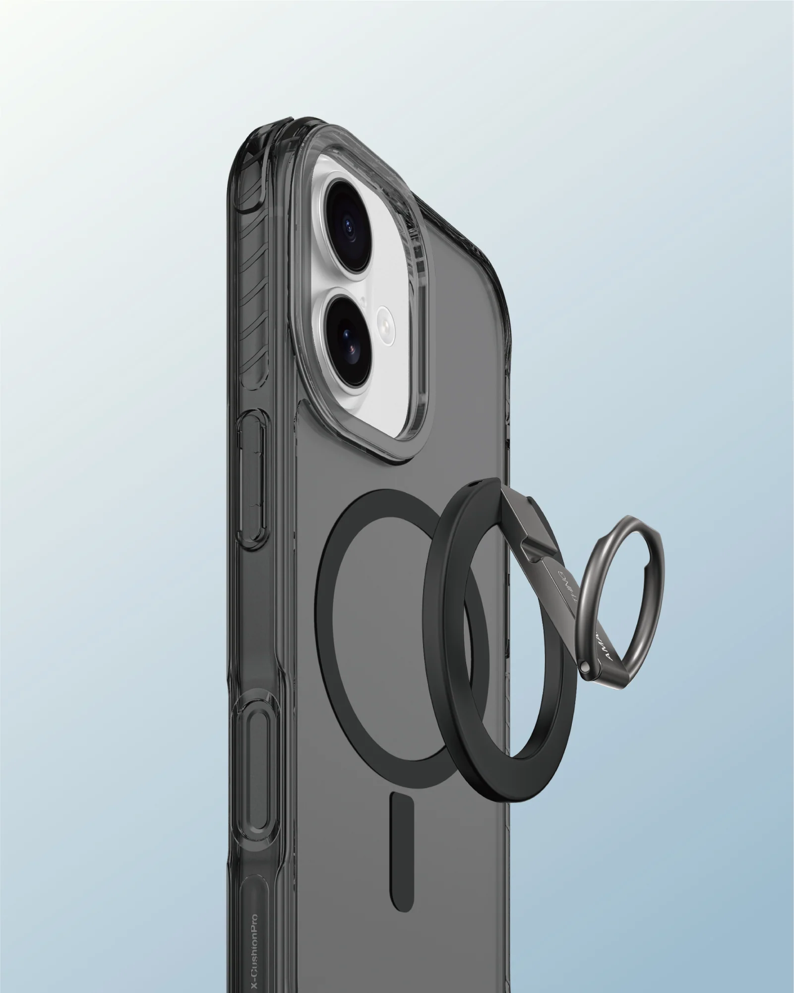 Amazingthing Titan Pro Grip Ring Set Mag Drop Proof Case for iPhone 17 Pro Max - Black - Image 5