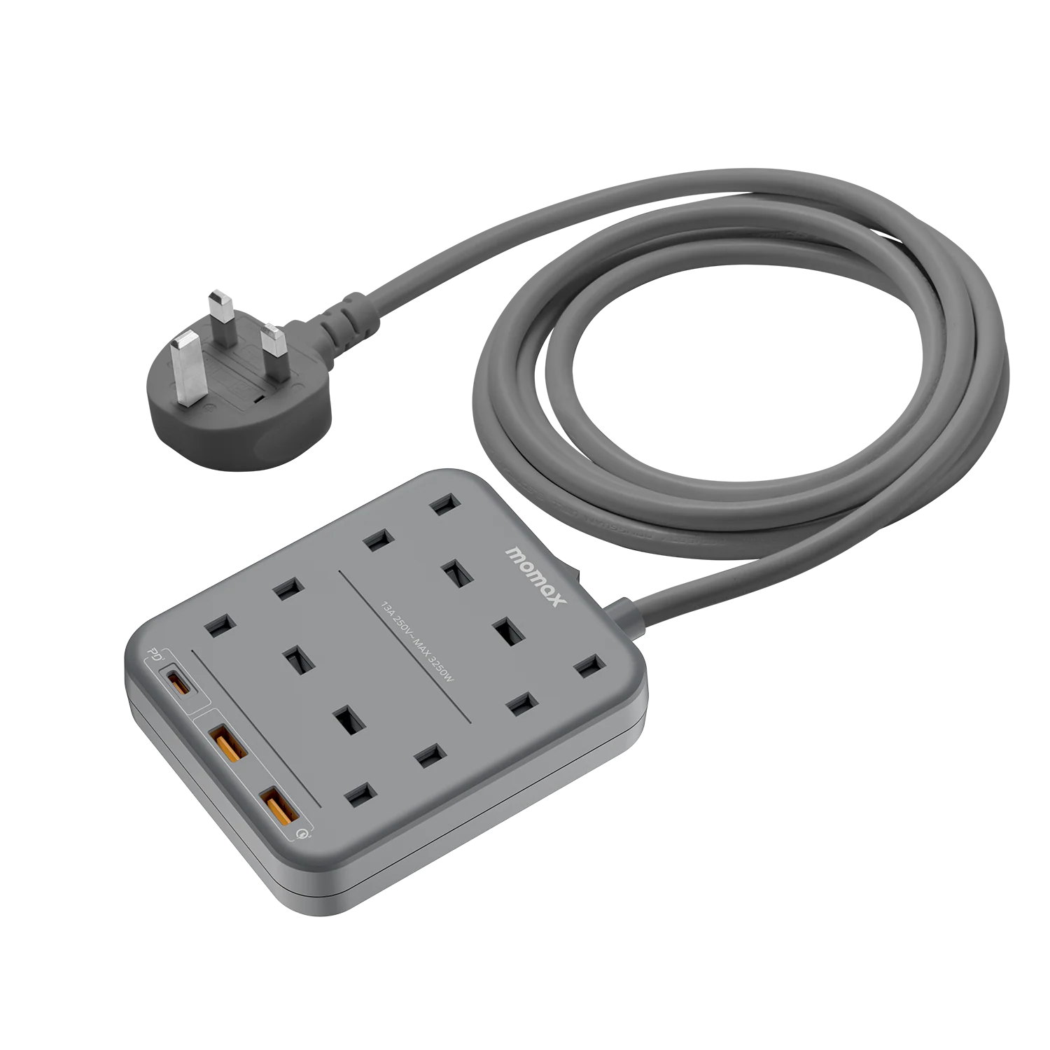 Momax Oneplug 4 Outlet Power Strip With Usb