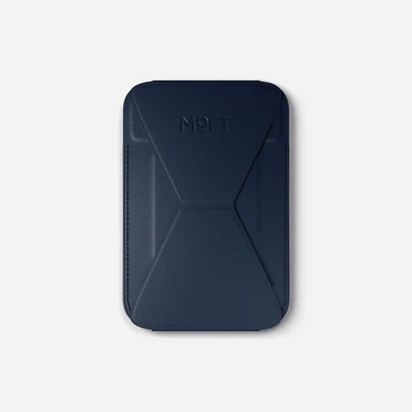 MOFT Snap-on Phone Stand & Wallet MOVAS™ - MagSafe Compatible - Navy Blue