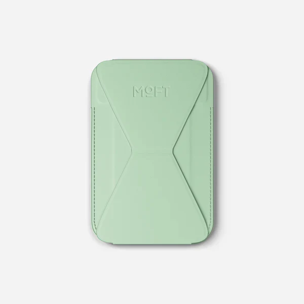 MOFT Snap-on Phone Stand & Wallet MOVAS™ - MagSafe Compatible - Seafoam