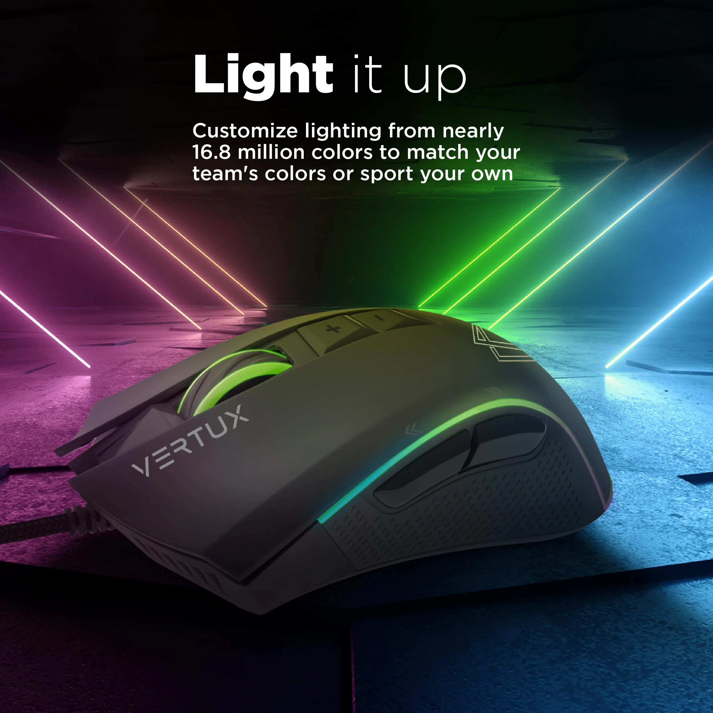 VERTUX Rodon ActFast Ultimate Performance Gaming Mouse - Image 2