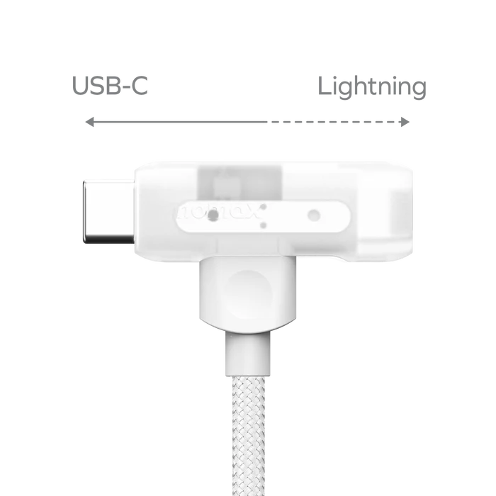 Momax 1-Link Flow Duo 2in1 USB-C إلى USB-C + كابل Lightning بطول 1.5 متر - الصورة 3