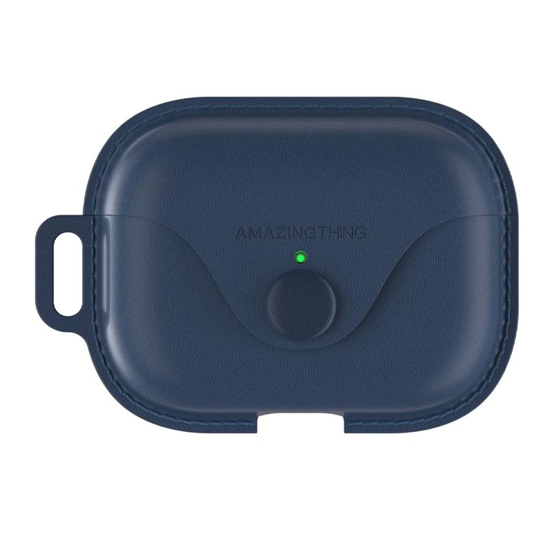 Amazingthing Marsix Pro Leatherette Case Airpod Pro/Pro2 - Blue