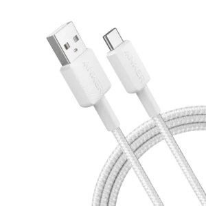 Anker 322 USB-A to USB-C Cable 6ft – white