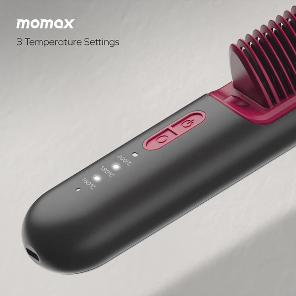 Momax Ultra Sleek Cordless Hair Straightener Brush - Image 7