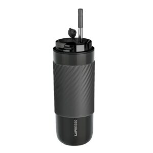 Lepresso Thermal Tumbler With Infusion Filter – Gray