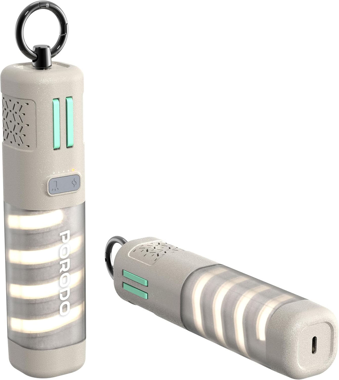 Porodo PowerBeam 5000mAh Power Bank with Built-In Flashlight