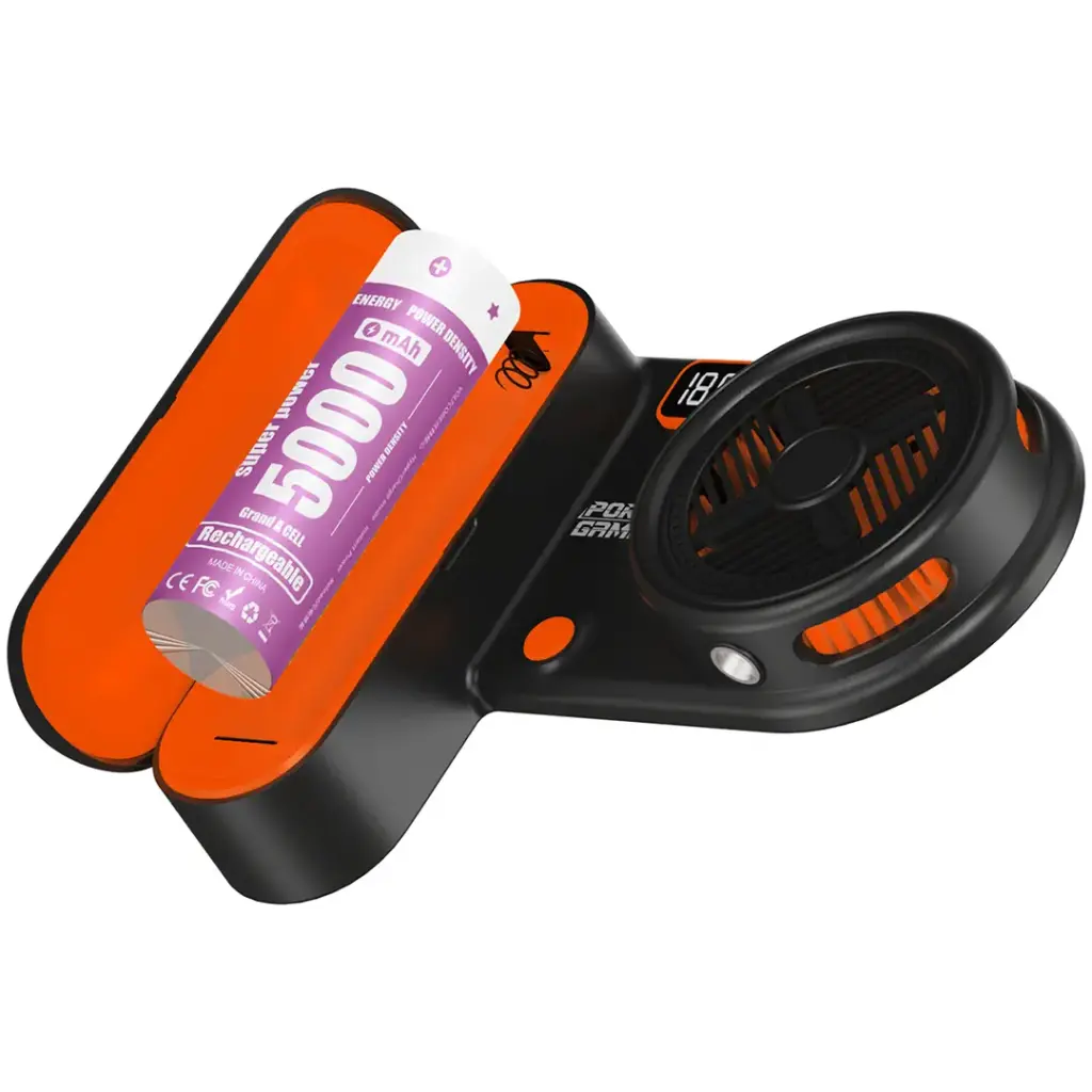 Porodo Gaming Magnetic Phone Cooler With Ultra-Quiet Fan - Image 3