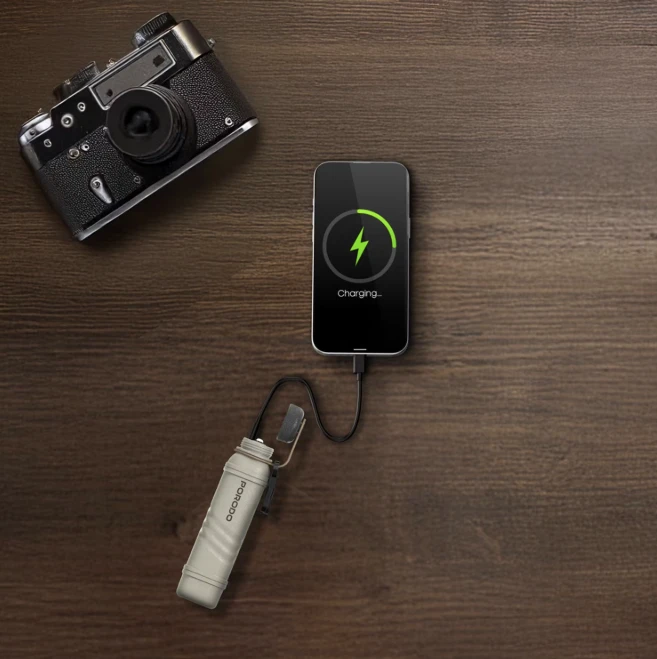 Porodo OneGear with 5000mAh Power Bank with Flashlight & Lighter - Image 2