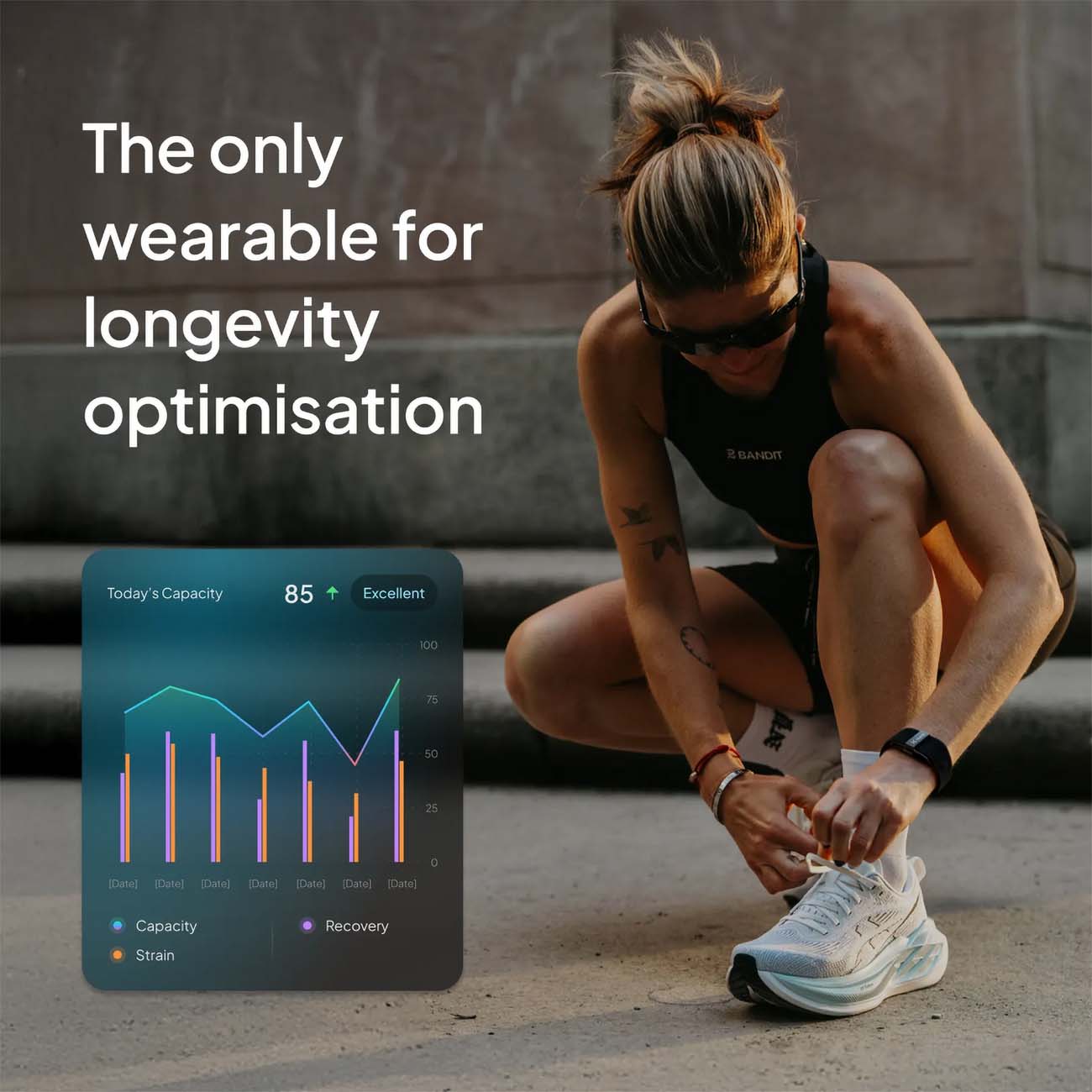 Hume Smart Band / Tracks Metabolic Health & Activity / Water-Resistant / No Subscription Required - Image 7