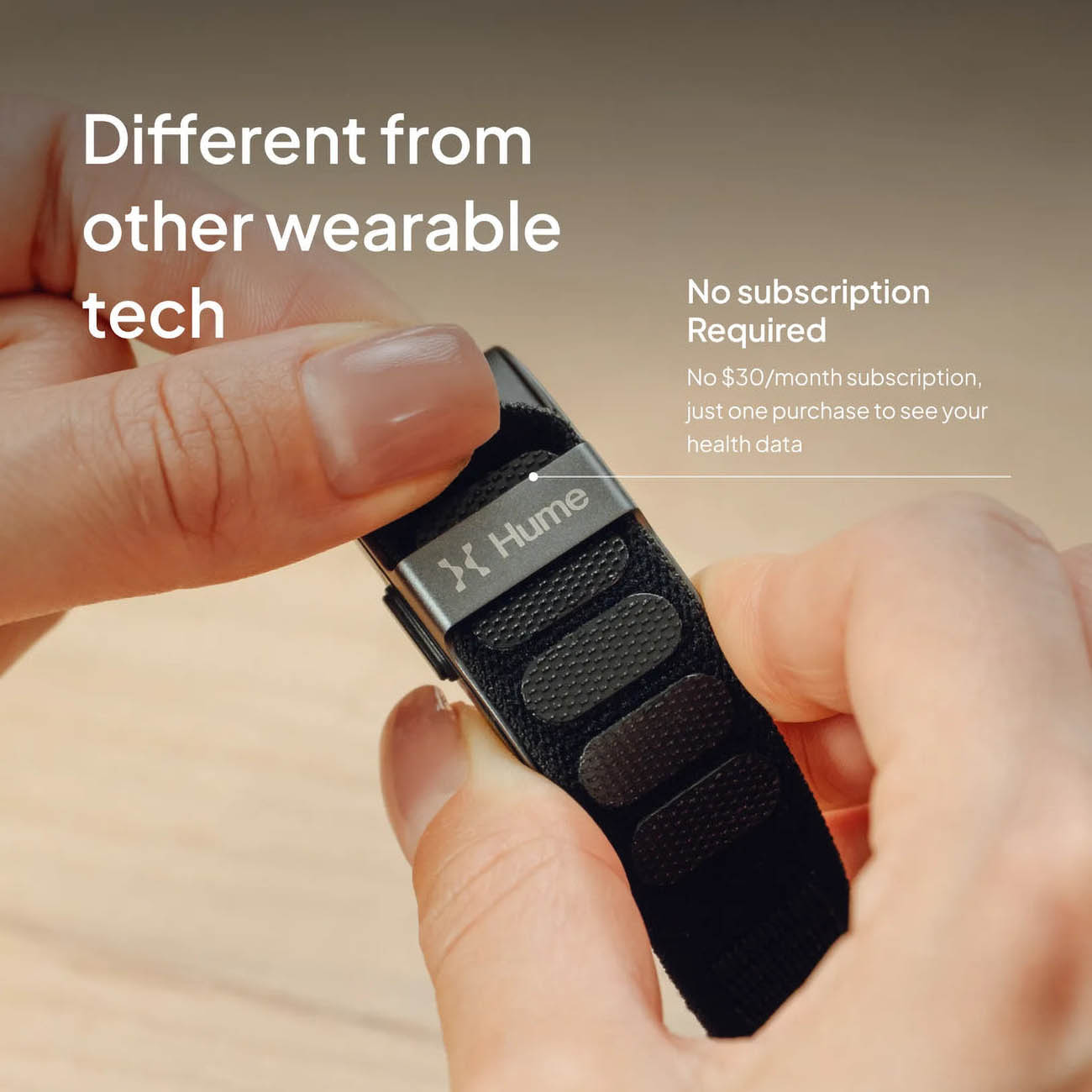 Hume Smart Band / Tracks Metabolic Health & Activity / Water-Resistant / No Subscription Required - Image 5