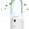 Moxedo Portable Desk Fan / LED Display / Battery Operated / 6 Speed Settings